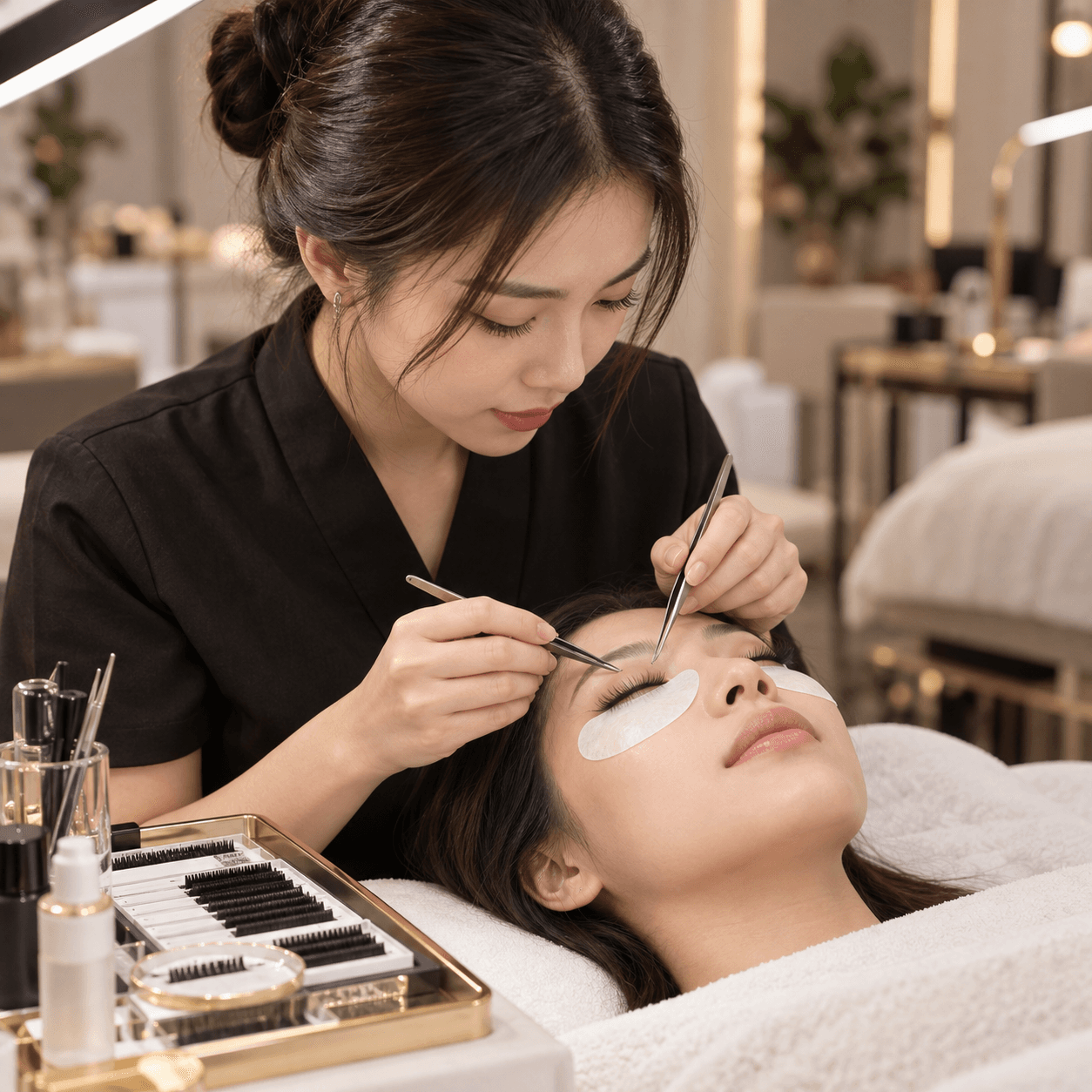 Khóa học Nối mi chuyên nghiệp tại Aura Beauty Academy